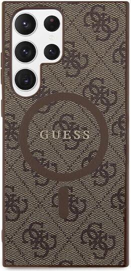 Guess Back Cover Δερματίνης / Δερμάτινο Καφέ (Galaxy S24 Ultra)