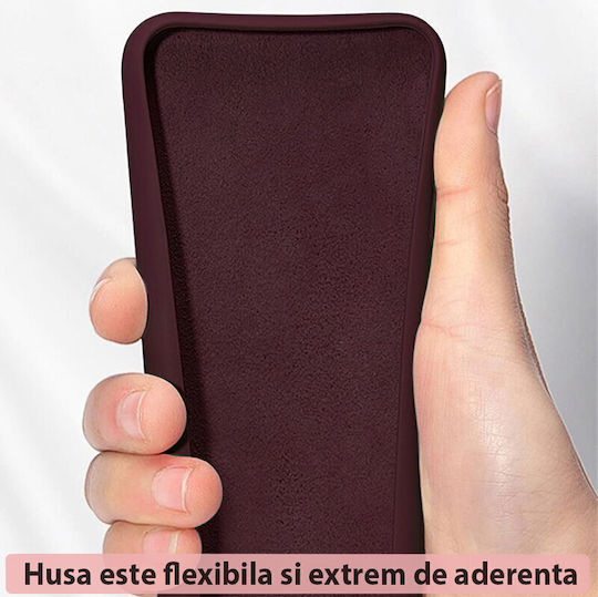 Techsuit Soft Edge Umschlag Rückseite Silikon Lila (OnePlus 12R)