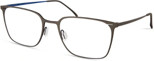 Modo Männlich Metallisch Brillenrahmen Gray 4261 GUN