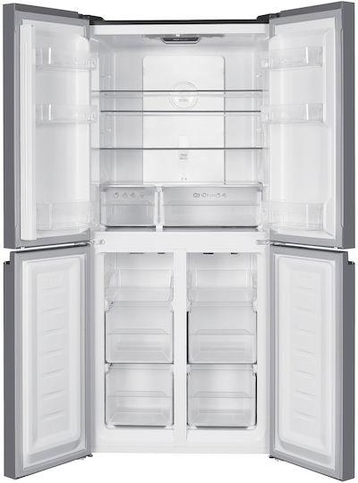 Finlux Хладилник Гардероб 421лт NoFrost В180xШ79xД70см. Inox FFD480IX