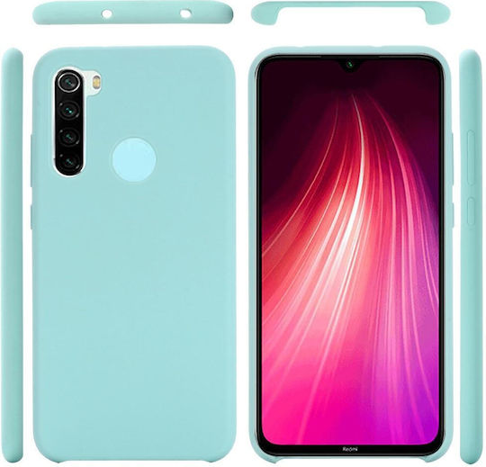Pure Color Liquid Back Cover Σιλικόνης Μπλε (Galaxy Note 8Redmi Note 8 2021)