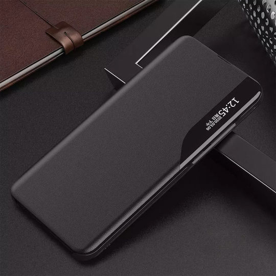 Hurtel Eco Leather View Книга Изкуствена кожа Черен (САМСУНГ A05S)