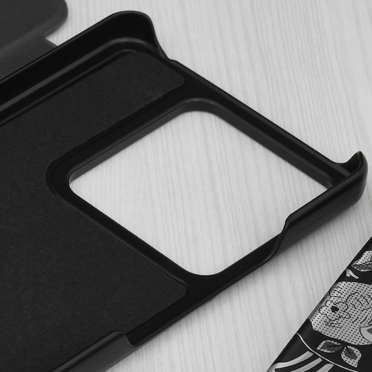 Techsuit Efold Book Πλαστικό / Δερματίνης Μαύρο (Redmi Note 13 5G)