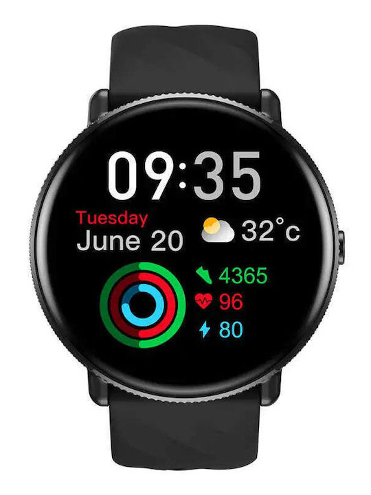 Zeblaze GTR 3 Pro Smartwatch with Heart Rate Monitor (Black)