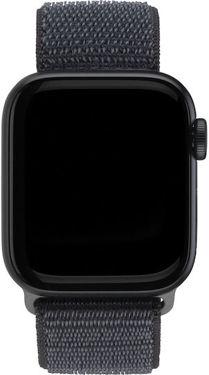 Apple Watch SE 2023 Aluminium 44mm Waterproof with Heart Rate Monitor (Midnight with Midnight Sport Loop)