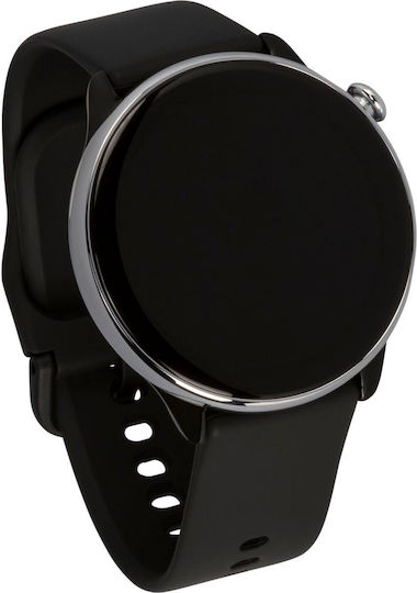 Amazfit GTR Mini Stainless Steel 42mm Waterproof Smartwatch with Heart Rate Monitor (Midnight Black)