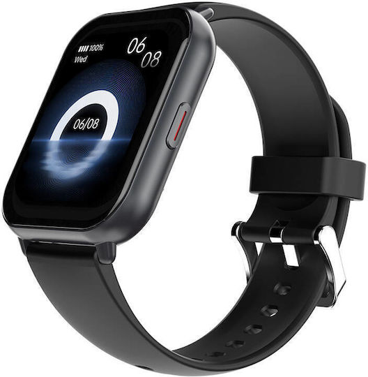 HiFuture FutureFit Zone 2 Smartwatch με Παλμογράφο (Μαύρο)