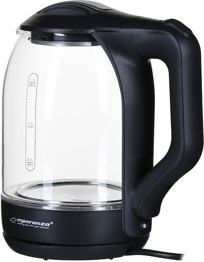 Esperanza Βραστήρας 1.7lt 1500W Μαύρος