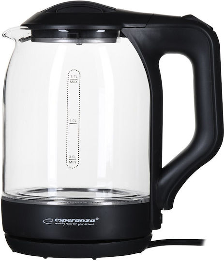 Esperanza Βραστήρας 1.7lt 1500W Μαύρος