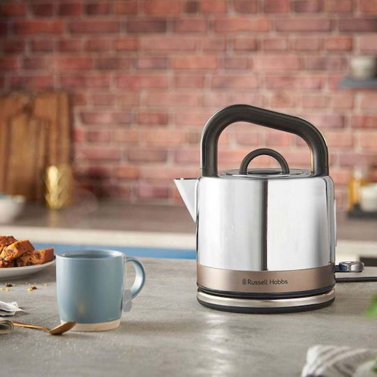 Russell Hobbs Distinctions Βραστήρας 1.5lt 2400W Ασημί