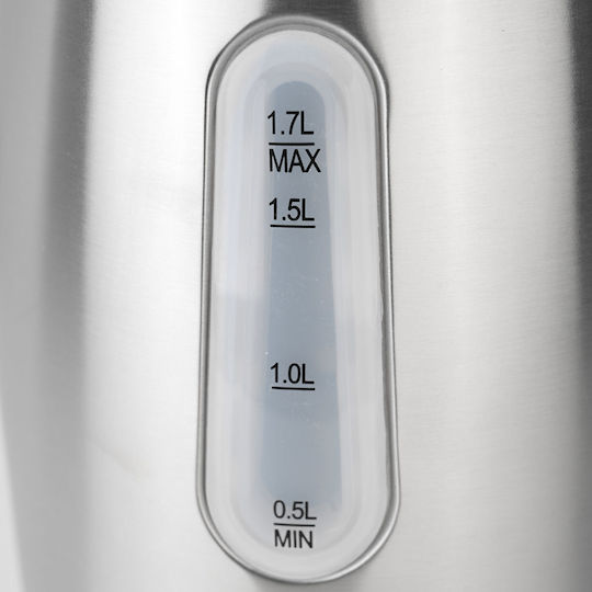 Estia Infinity Inox Електрическа Кана 1.7л 2200W Сребриста