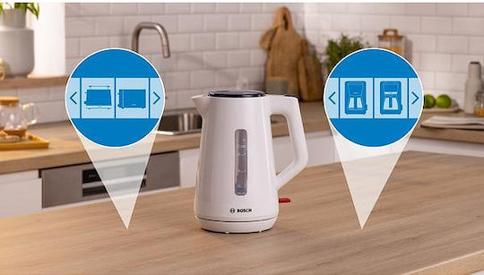Bosch MyMoment Електрическа Кана 1.7л 2400W Бял