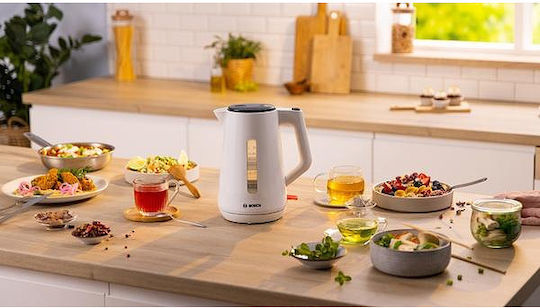 Bosch MyMoment Електрическа Кана 1.7л 2400W Бял