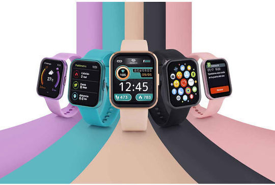 Marea B63003/4 Smartwatch with Heart Rate Monitor (Purple