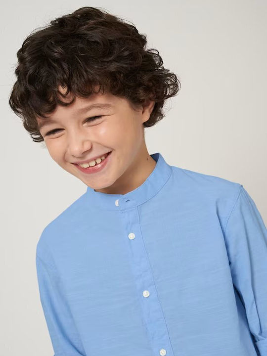 Mayoral Kids Shirt Light Blue