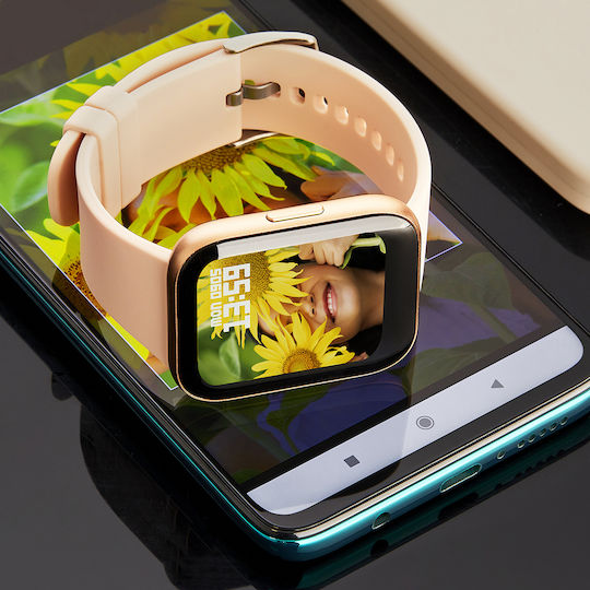 Marea B57013/2 45mm Smartwatch με Παλμογράφο (Σομόν)