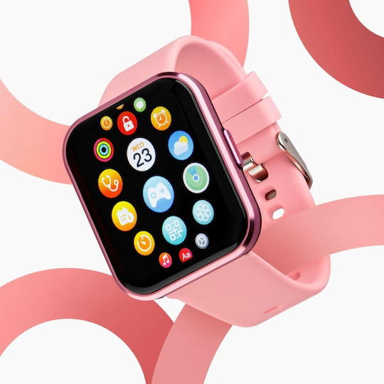 Marea B63003/3 Smartwatch με Παλμογράφο (Ροζ)