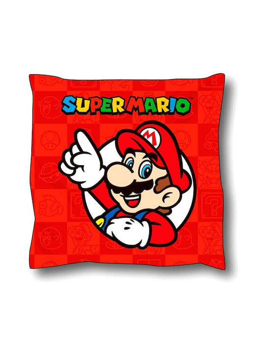 Nintendo Pernă Decorativă Pentru Copii Multicoloră 40x40cm