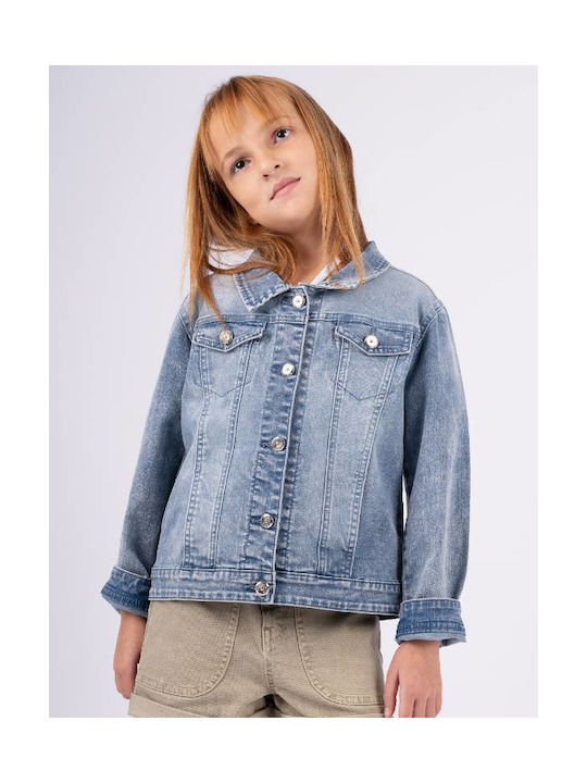 Evita Kids Denim Jacket Blue