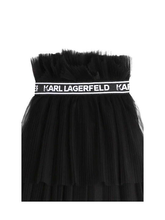 Karl Lagerfeld Παιδική Φούστα Τουτού Τούλινη Μαύρη