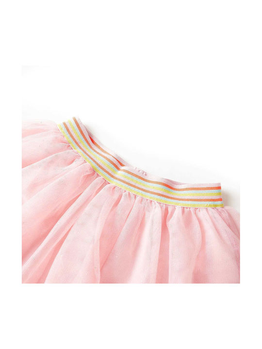 vidaXL Kids Tulle Skirt Pink