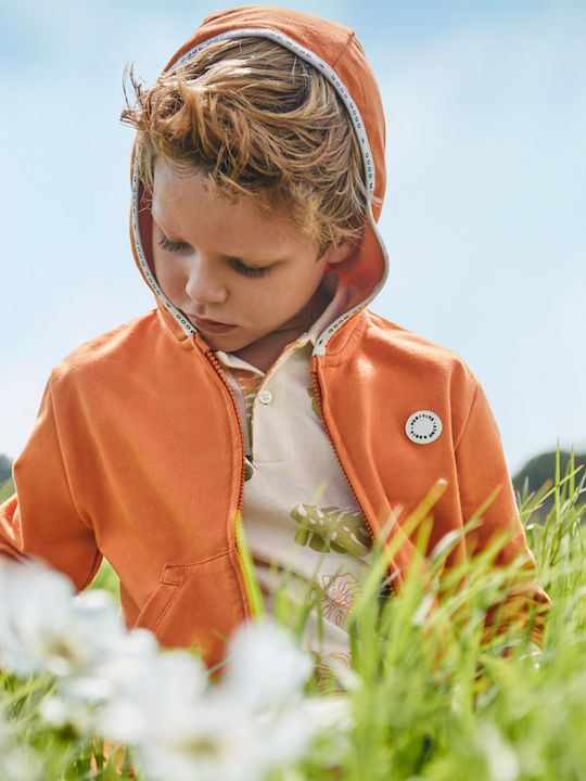 Mayoral Kinder-Strickjacke mit Kapuze Pfeffer (Paprika)