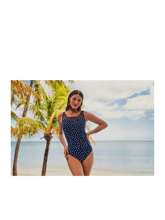 Swimsuit with C cup full body Anita M1 6273 FRASCATI NAVY BLUE