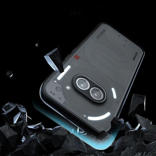 Back Cover Σιλικόνης Μαύρο (Nothing Phone 2a, Fusion Hybrid)