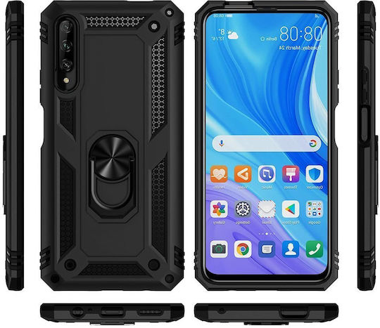 Back Cover Μεταλλικό Μαύρο (Huawei P Smart Pro)