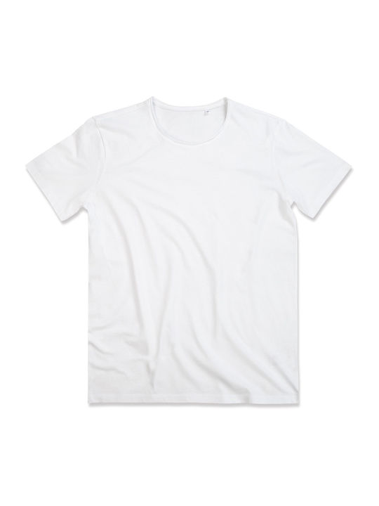 Stedman Finest Men's Short Sleeve Promotional T-Shirt White