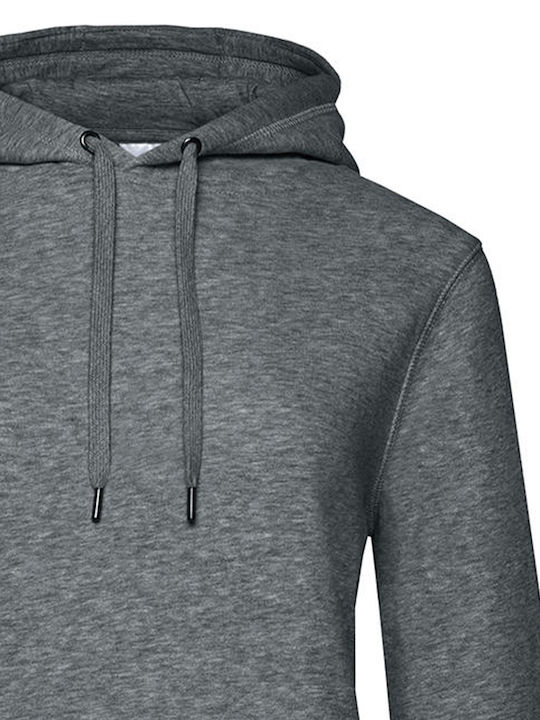 B&C Queen Werbe-Hoodie Heather Mid Grey