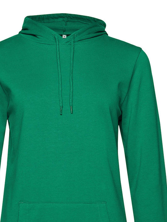 B&C Women's Long Sleeve Promotional Sweatshirt Green