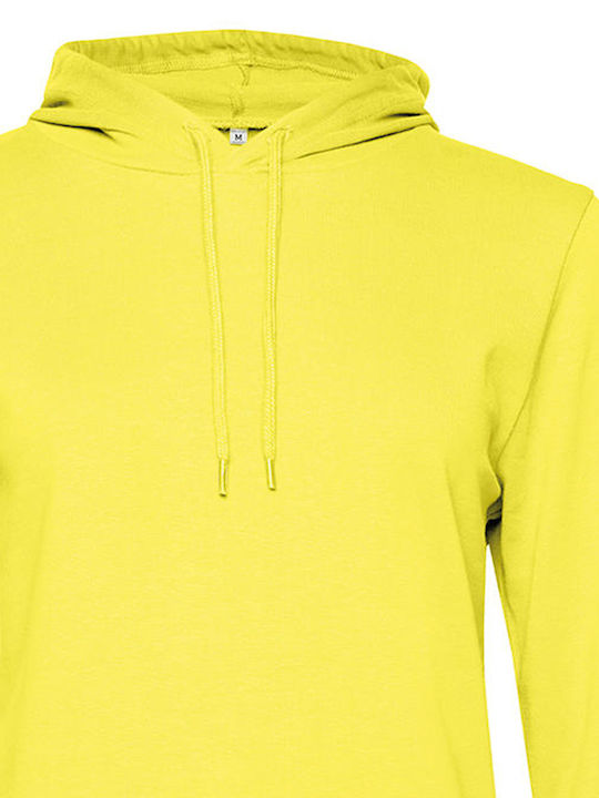 B&C Women's Long Sleeve Promotional Sweatshirt Yellow