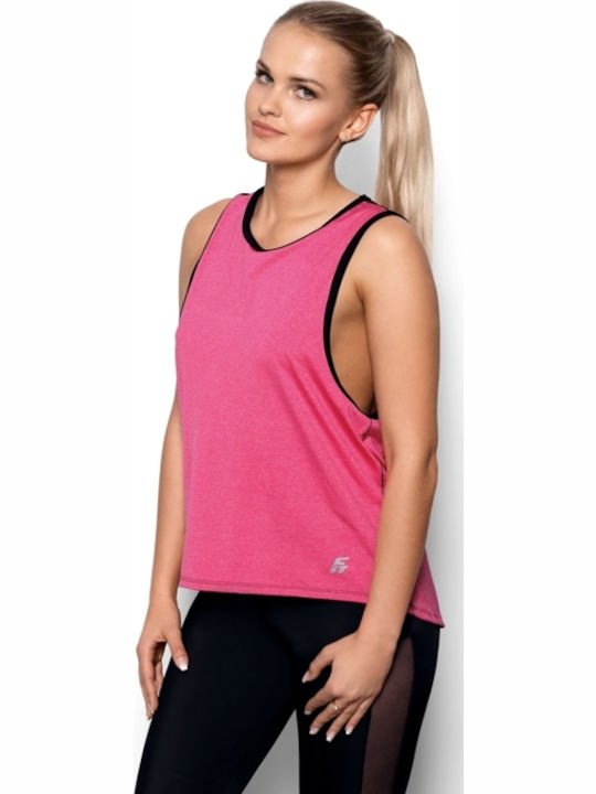 Abel Damen Sommer Bluse Ärmellos Rosa
