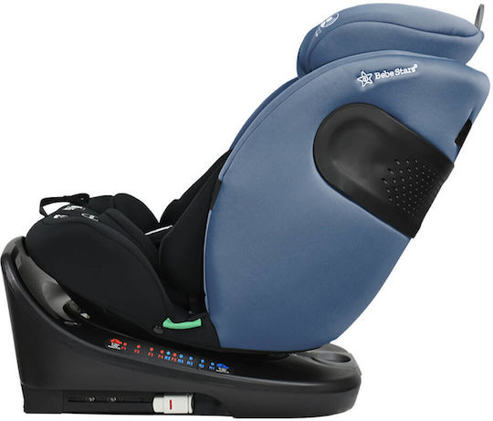Bebe Stars Supreme Καθισματάκι Αυτοκινήτου i-Size με Isofix Moonlight Blue