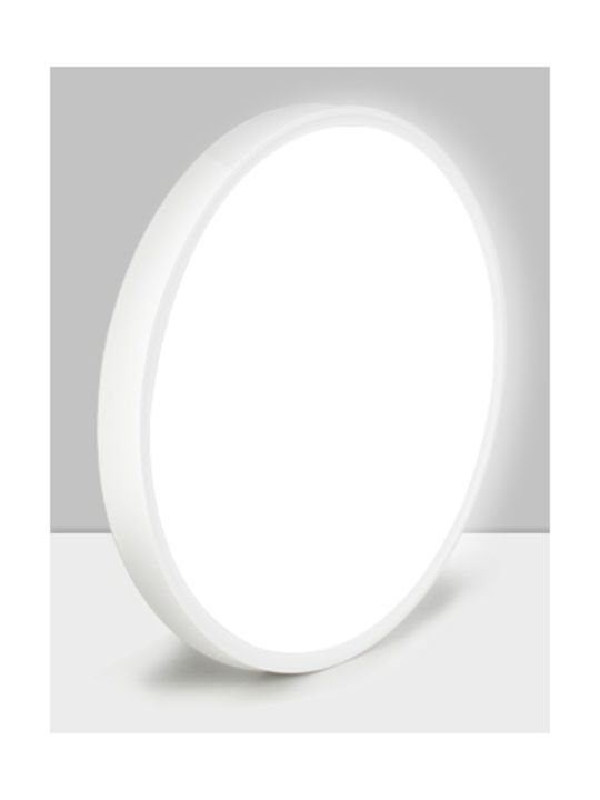Ceiling Mount Light with Integrated LED in White color
