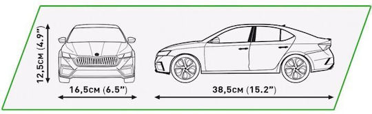 Cobi Building Blocks Skoda Octavia RS Executive Edition for 10 Plus Years 2622 Pieces