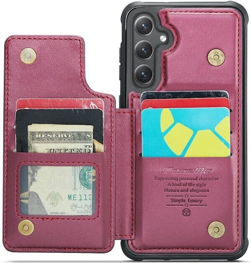 Luminus Brieftasche Kunststoff Rot (Galaxy S24Nokia C22)