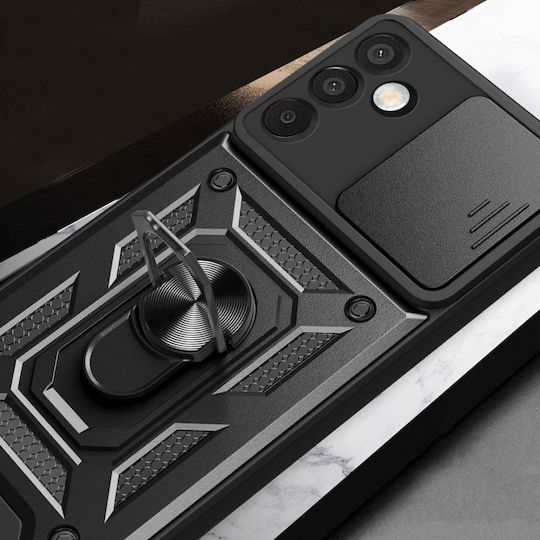 Tech-Protect Camshield Pro Back Cover Silicon / Plastic Negru (Samsung Galaxy M15 5G)