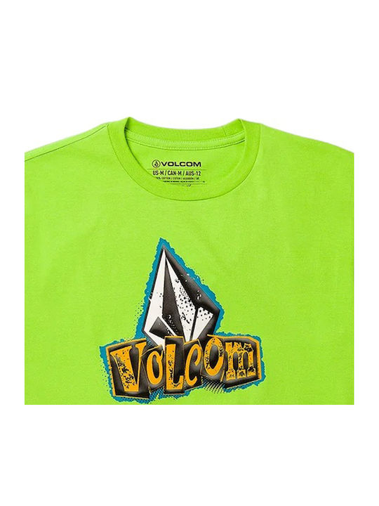 Παιδικό T-shirt Green Sticker Stamp