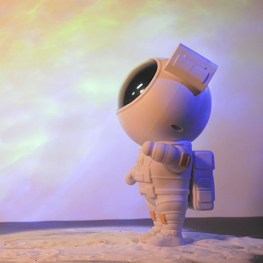Dekorative Lampe Astronaut Weiß
