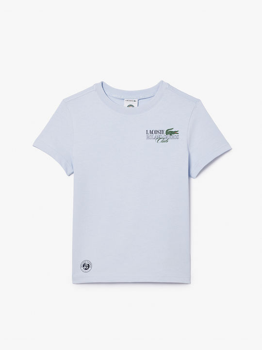 Lacoste Tricou pentru copii Albastru deschis