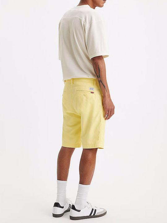 Standard Herren Chino-Shorts Regular Fit Gelb