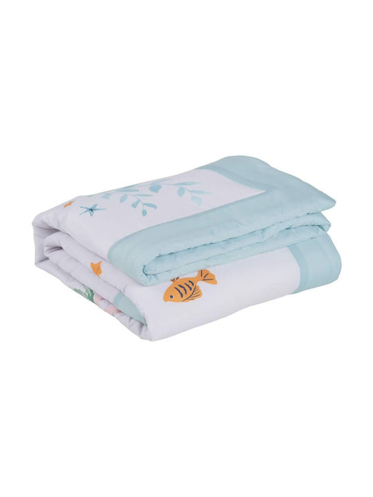 Das Home Baby Quilt 110x150cm Pink-lilac-mint