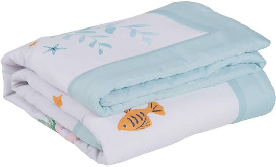 Das Home Baby Quilt Mikrofaser Pink-lilac-mint 110x150cm