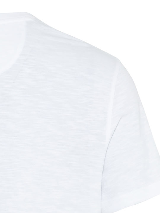 Henley T-Shirt Weiß