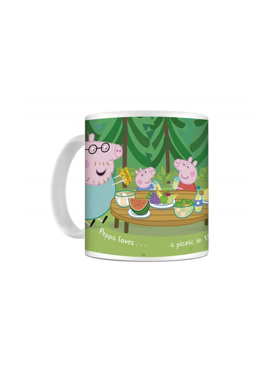 Peppa Pig Cană Ceramică Multicoloră 330ml 1buc