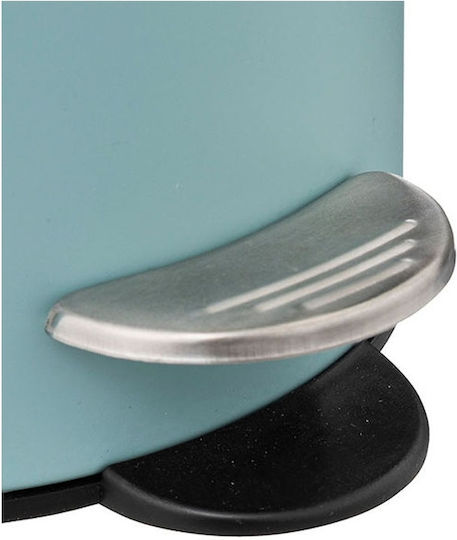 5Five F-V Dustbin Μεταλλικό Καλαθάκι Μπάνιου 3lt Arcic Blue
