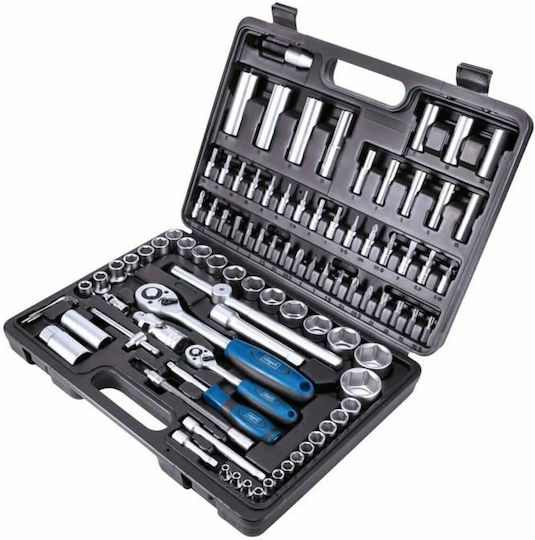Scheppach Set Ratchet 1\2" & 1\4" 95pcs