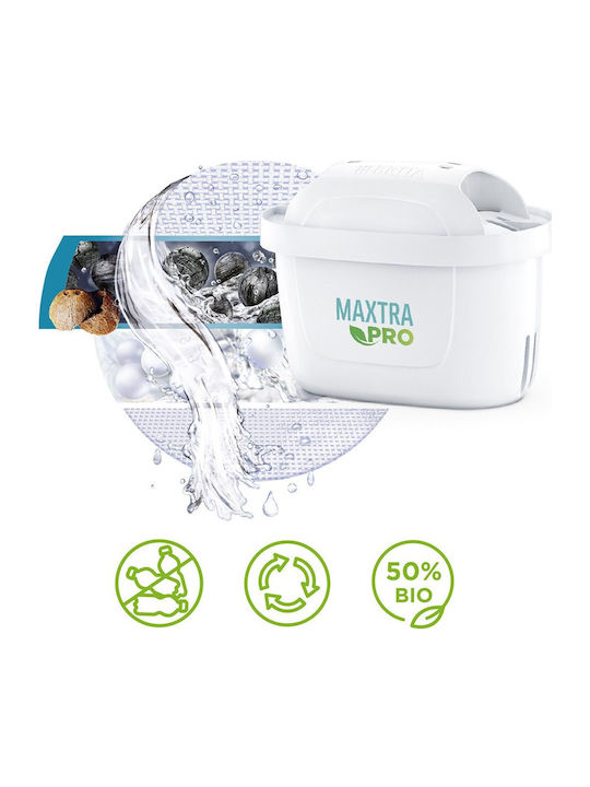 Brita Water Filter Replacement for Pitcher Maxtra Pro Pure 4pcs